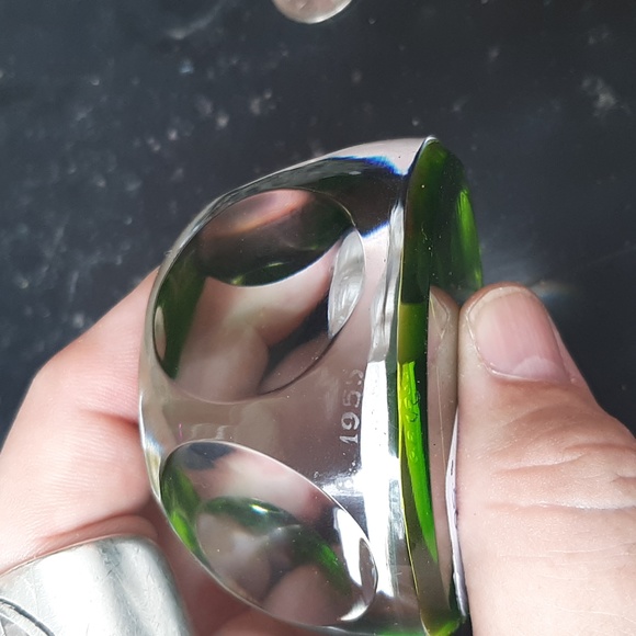 BACCARAT 1955 paperweight of Franklin - Picture 3 of 4